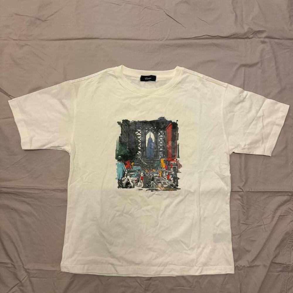 Eclectique off white deadstock graphic tee